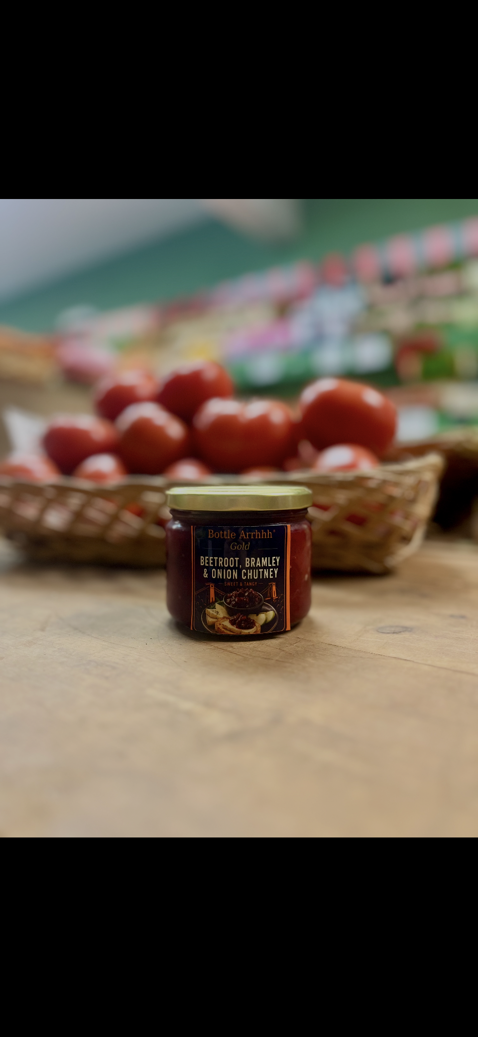 Beetroot bramley and onion chutney